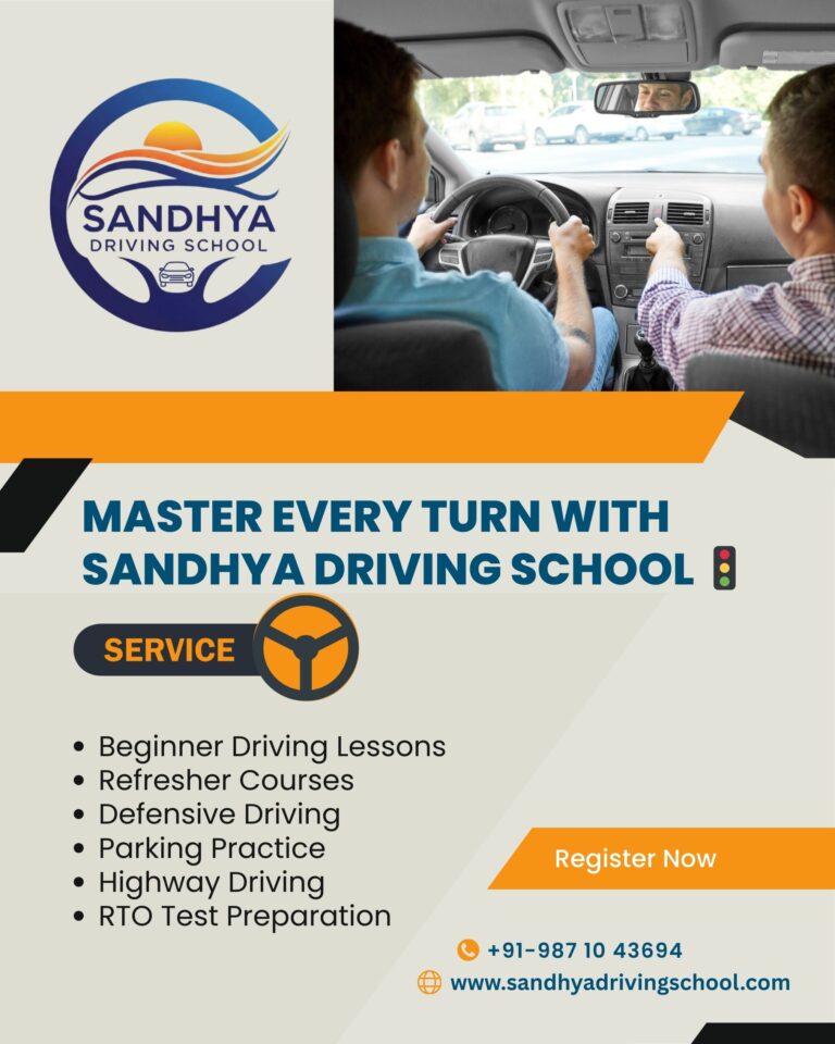 Best Car Training School in Noida Siroli